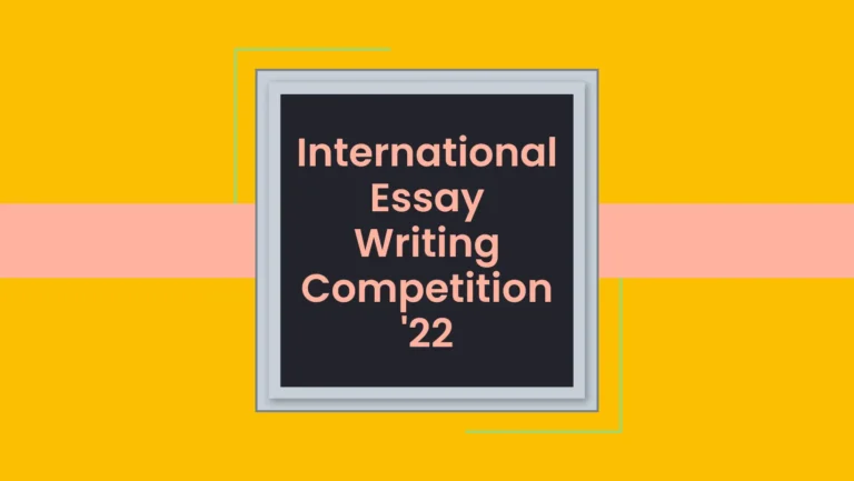 essay writing competition 2022